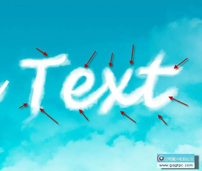 Photoshop如何制作云朵字？Photoshop制作清新洁白的云朵字教程