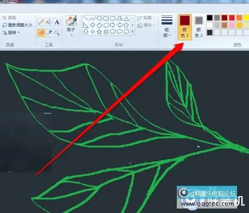 win11系统画图怎样让橡皮擦变色_win11系统画图怎样更改橡皮擦颜色