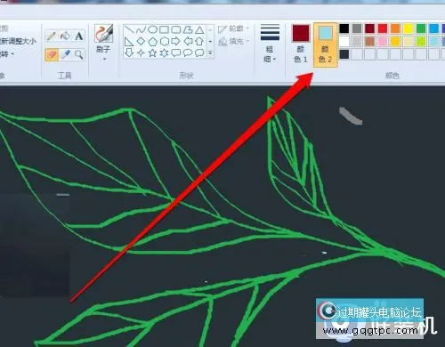 win11系统画图怎样让橡皮擦变色_win11系统画图怎样更改橡皮擦颜色