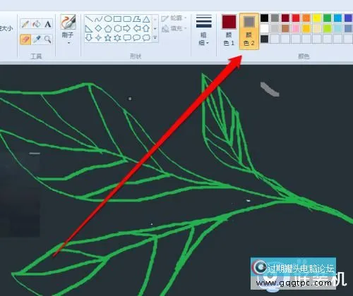 win11系统画图怎样让橡皮擦变色_win11系统画图怎样更改橡皮擦颜色