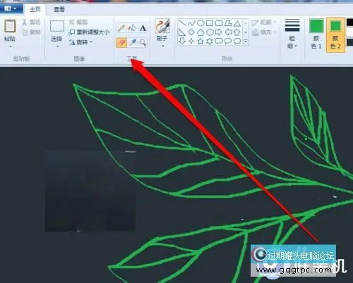 win11系统画图怎样让橡皮擦变色_win11系统画图怎样更改橡皮擦颜色
